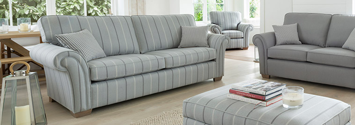 Fabric 3 Seater Sofas