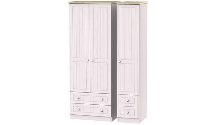Tall Triple Combo Package-  2 Drawer &  Drawer Robe
