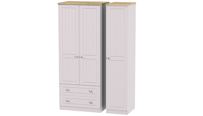 Tall Triple Combo Package- 2 Drawer Robe